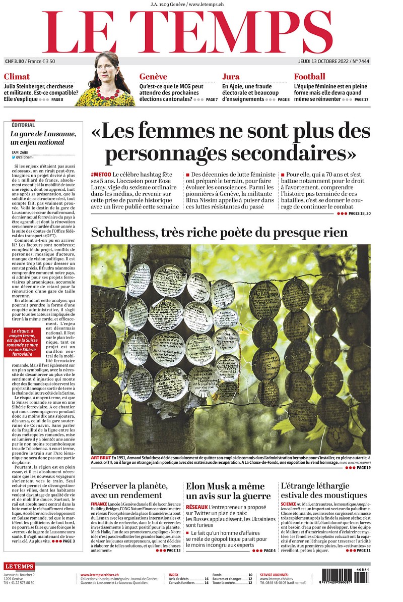 « Il appartient au monde fabuleux de ces créateurs « fous », de ces « inspirés des bords des routes »»